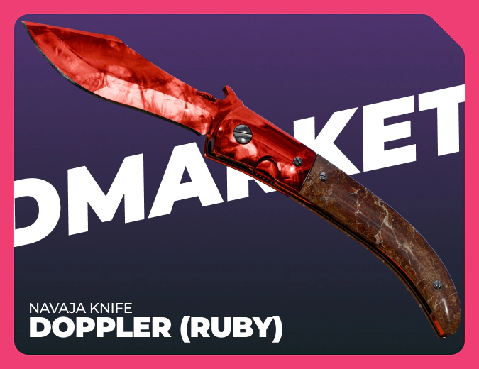 Navaja Knife Doppler (Ruby)